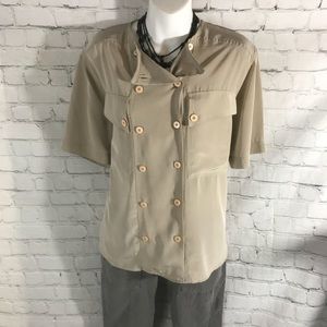 Vintage Regina Porter blouse shirt beige